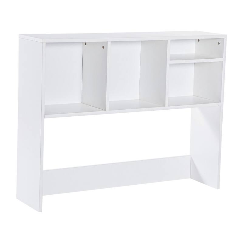 Space-Saving Desktop Bookshelf Storage Organizer with Assorted Cubbies