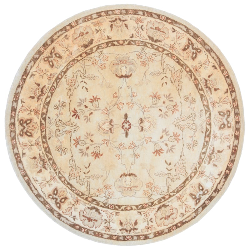 SAFAVIEH Handmade Bergama Petkana Oriental Hand-spun Wool Rug