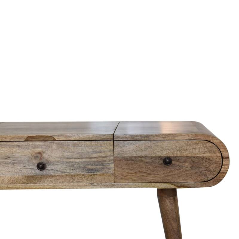 Artisan furniture Oak-ish Round Dressing Table