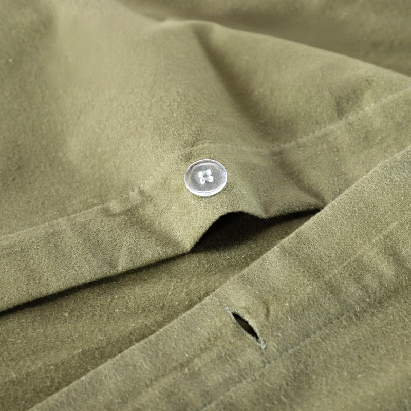 Superior Classic Solid Flannel Cotton Duvet Cover Set