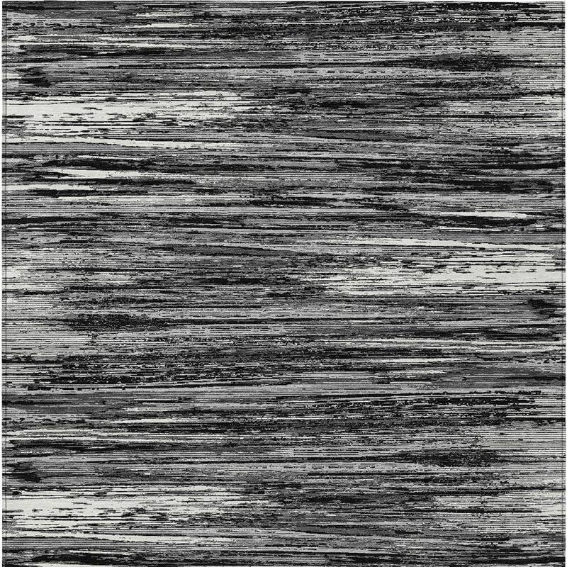 HomeRoots Striped Transitional Rectangle Outdoor Rug