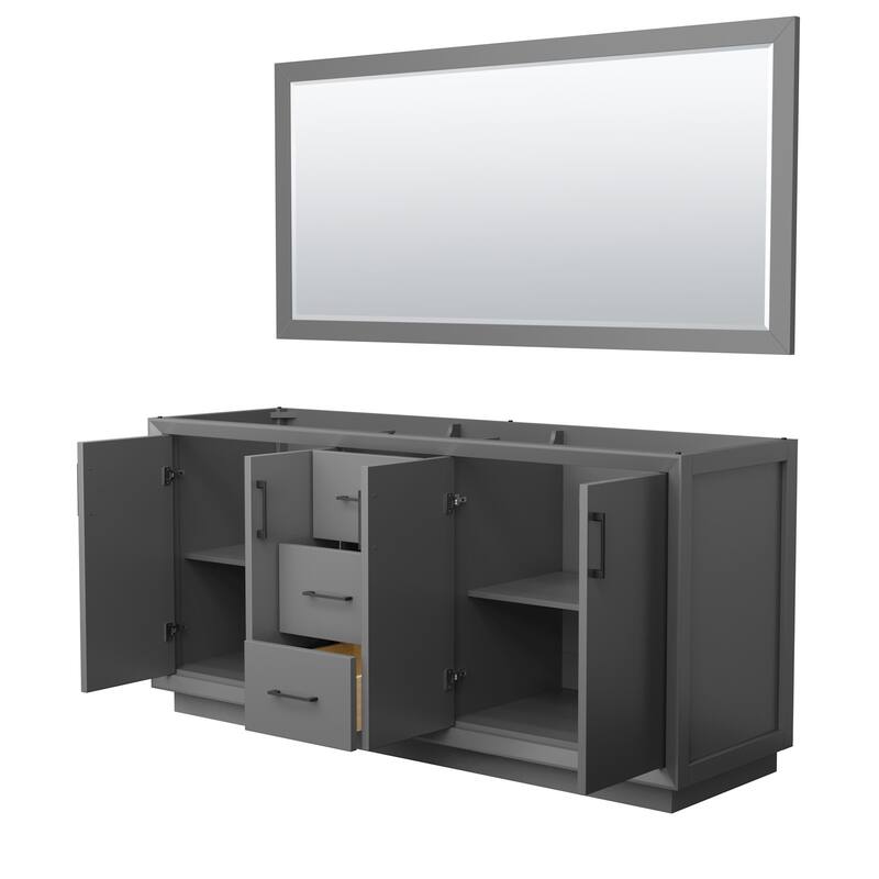Wyndham Collection WCF414172D-CXSXX-M70 Strada 71" Double Free