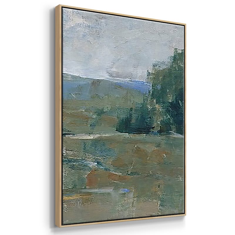 Riverbank Impression I - Multi Piece Framed Canvas