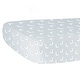 preview thumbnail 1 of 1, Hello Spud Fitted Crib Sheet Llama Gray Ground - 52"x 28" x 9" Gray