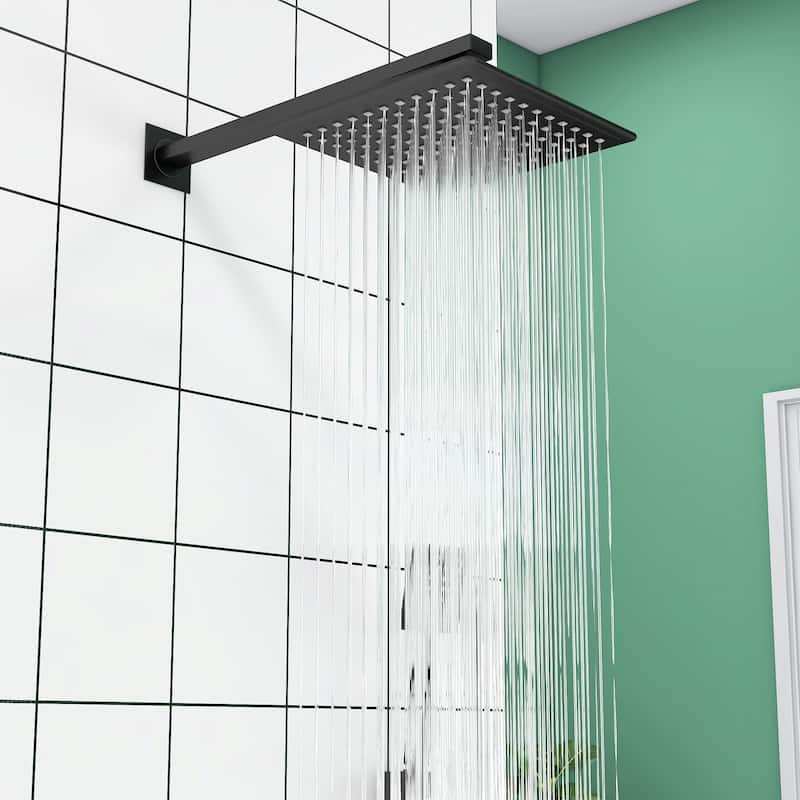 Square top spray 2.5 GPM High Pressure Shower System