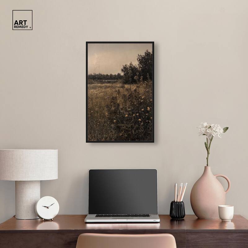 Vintage Meadow Canvas by Art Remedy