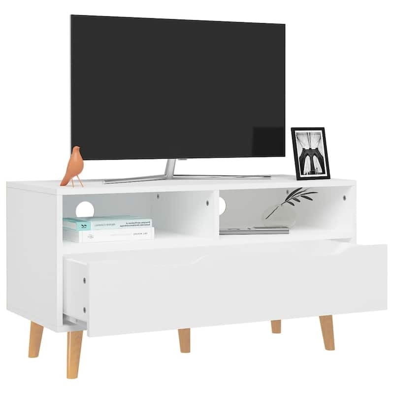 vidaXL TV Stand TV Console Sideboard TV Unit Home Media Unit Engineered Wood - 35.4" x 15.7" x 19.1"