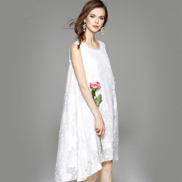 spring and summer white dresses