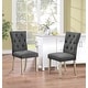 preview thumbnail 1 of 23, Preston Dining Chair (2-Pack) Charcoal