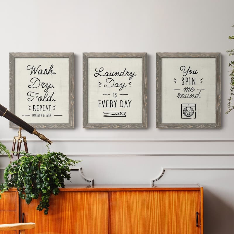 Laundry Room I-Premium Framed Canvas - Ready to Hang - Multi-Color