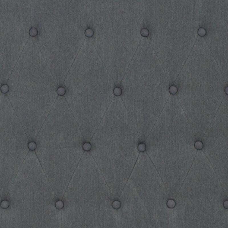 Tufted Upholstered Nailhead Trim Platform Bed