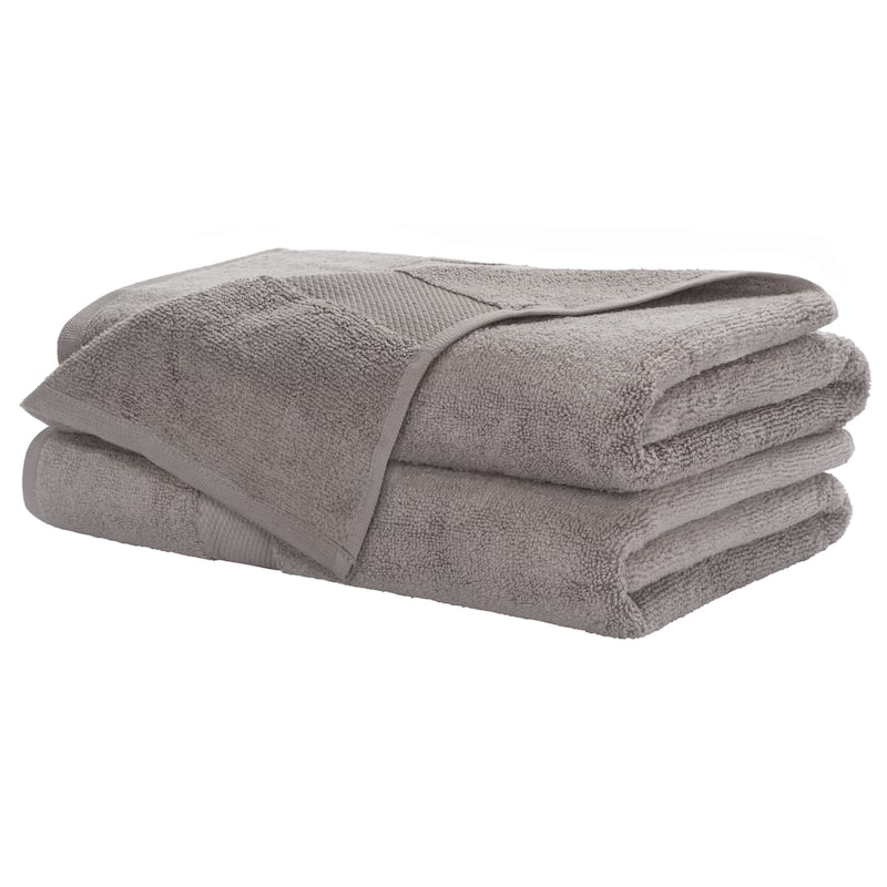 SAFAVIEH Plush Bath Towel (Set of 2) - 27" W x 54" H