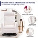 preview thumbnail 11 of 23, HOMYKA Swivel Glider Rocker Accent Chair for Nursery with Side Pocket Set of 2
