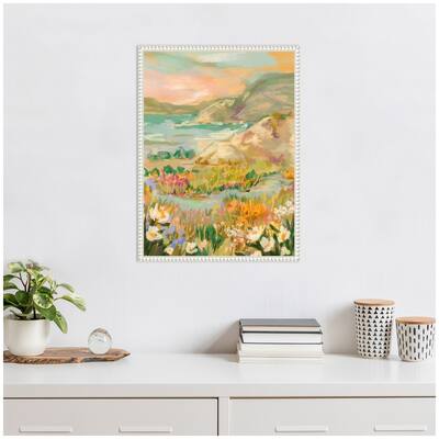 Kate and Laurel Sylvie Landscape 4 Framed Canvas by Annie Quigley