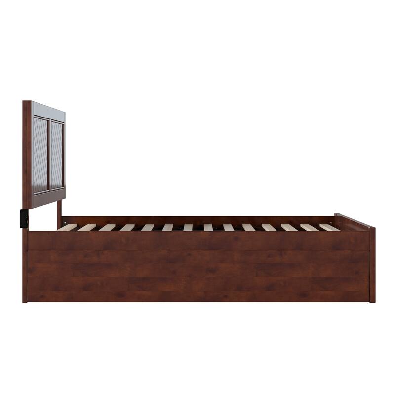 AFI, Canyon Platform Bed with Matching Footboard & Trundle