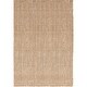 preview thumbnail 16 of 28, Abbie Handmade Chevron Stripe Jute Area Rug 5' x 8' - Tan - Rectangle