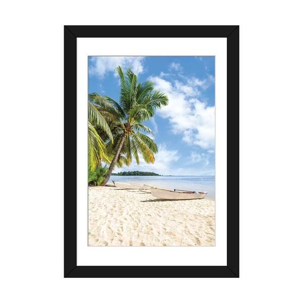 slide 2 of 20, iCanvas "Tropical Paradise On Bora Bora" by Jan Becke PFA Black - 32x24x1