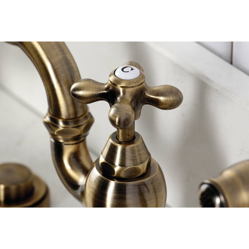 Kingston Brass KS779.AXBS English Country 1.8 GPM Widespread Bridge