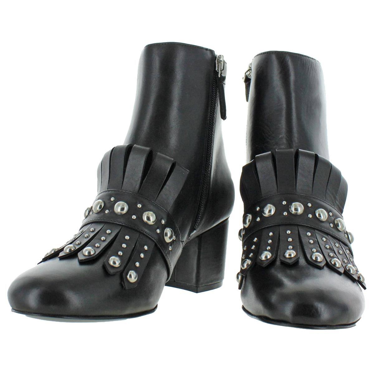 qamile block heel booties