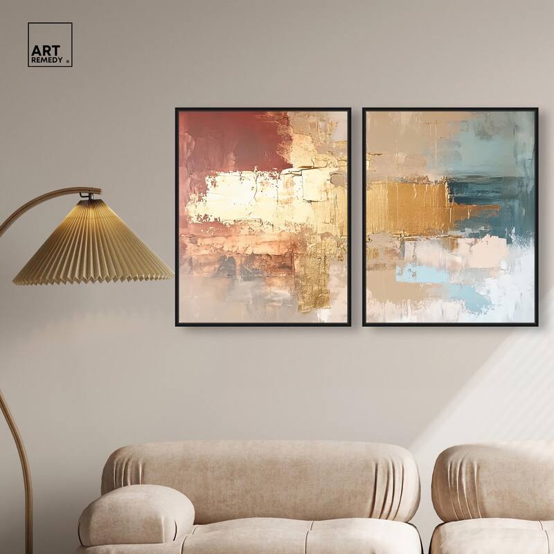 Earthy Glow V Canvas Set of 2 by Art Remedy