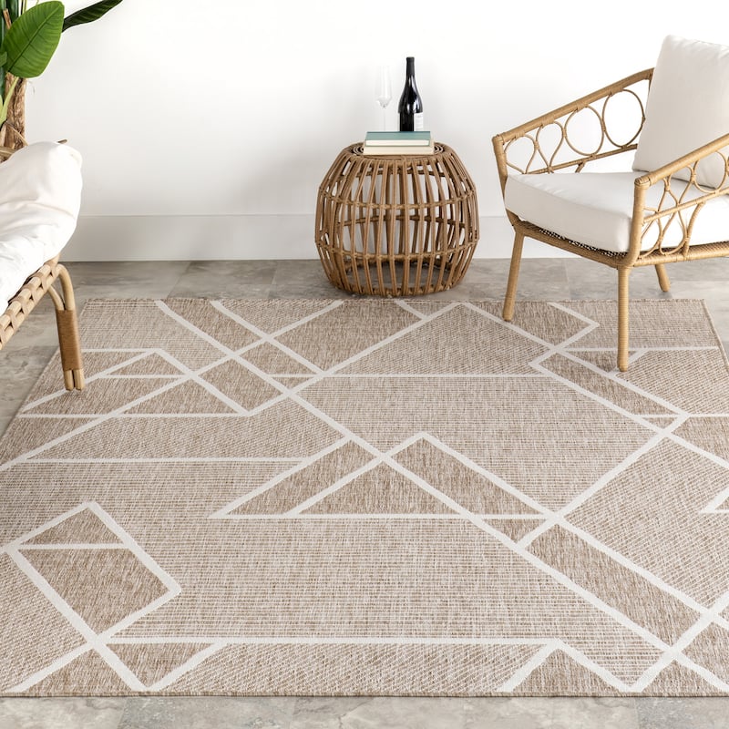 Nuloom Armida Geometric Indoor/Outdoor Area Rug