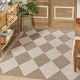 preview thumbnail 15 of 15, Nourison Washable Modern Jute Indoor Geometric Area Rug 3' 11" x 5' 11" - Ivory - Rectangle