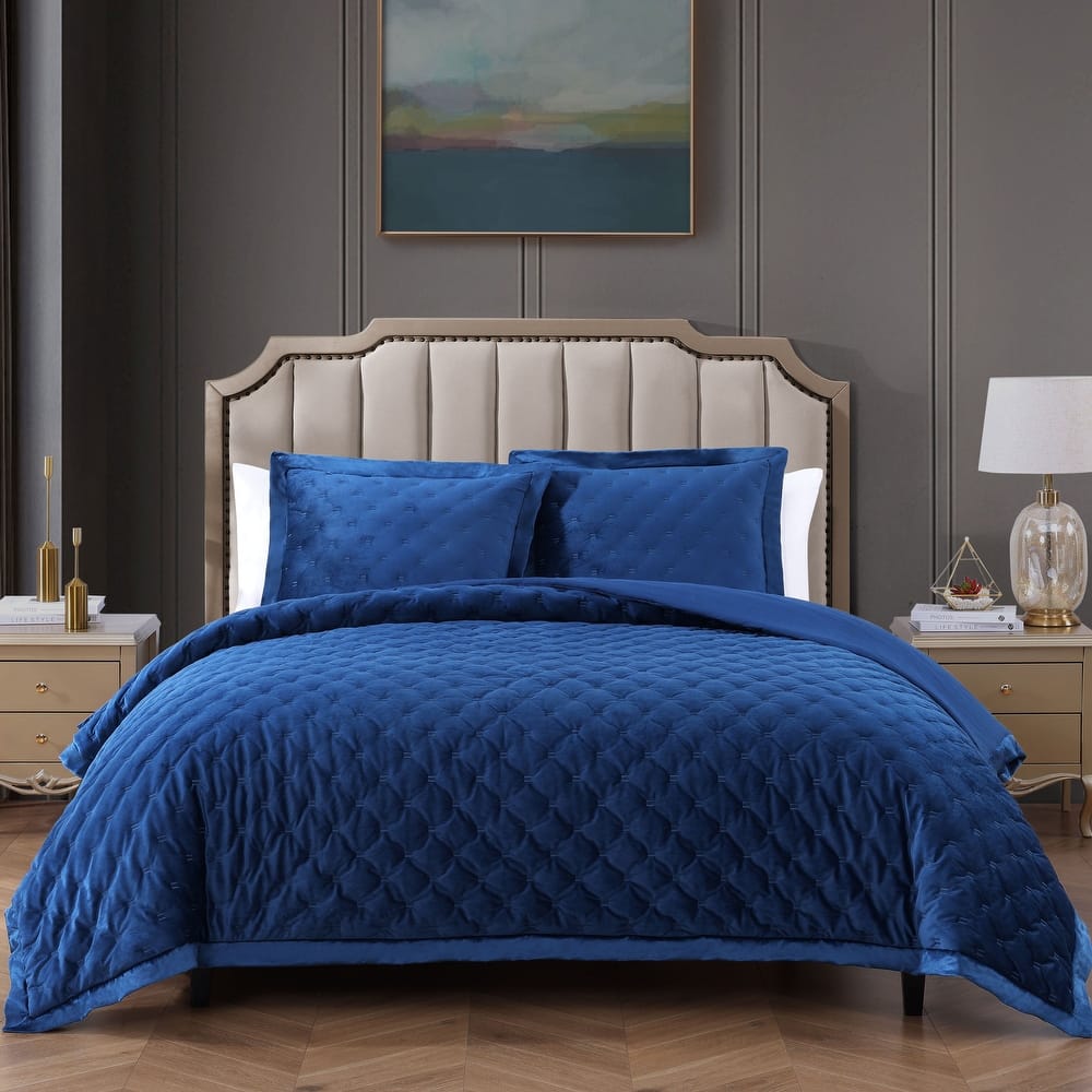 Bebejan 3 Piece Velvet Comforter Set