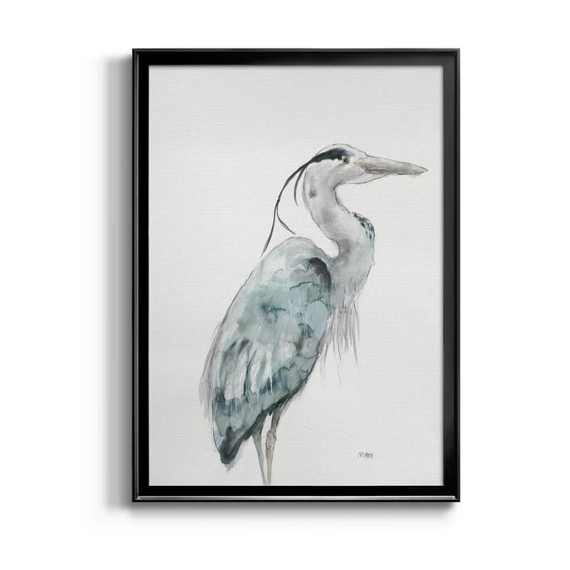 BLUE HERON I Premium Framed Canvas - Ready to Hang