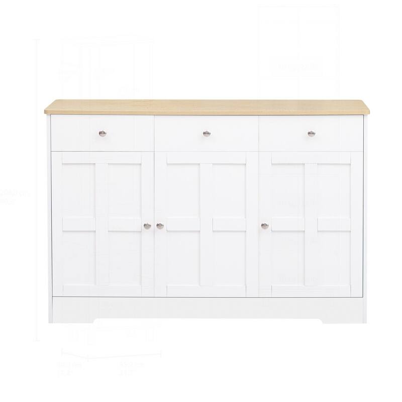 Versatile Sideboard with Drawers for Various Rooms