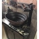 preview thumbnail 7 of 5, 16" Oval Farmhouse Copper Vessel BUCKET Bathroom Sink by SimplyCopper - 16" X 12" X 6"