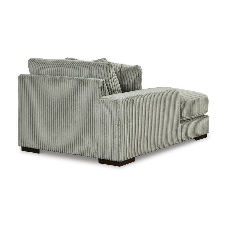 Signature Design by Ashley Lindyn Gray 3-Piece Sectional with Double Chaise - 141" W x 70" D x 38" H