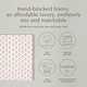 preview thumbnail 30 of 91, over&back Hand-Blocked 100% Cotton Placemats - Machine Washable - Set of 4