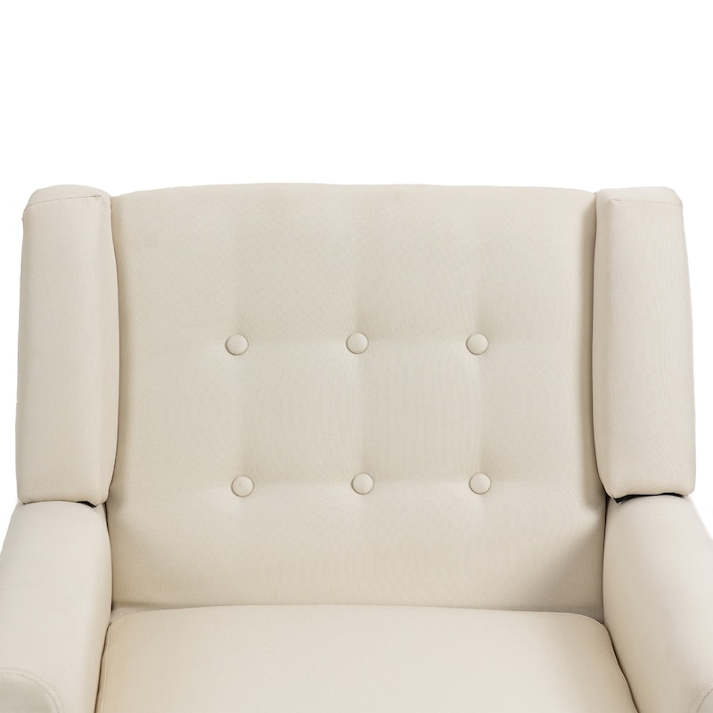 3-Piece Tufted Linen Armchair and Loveseat Set