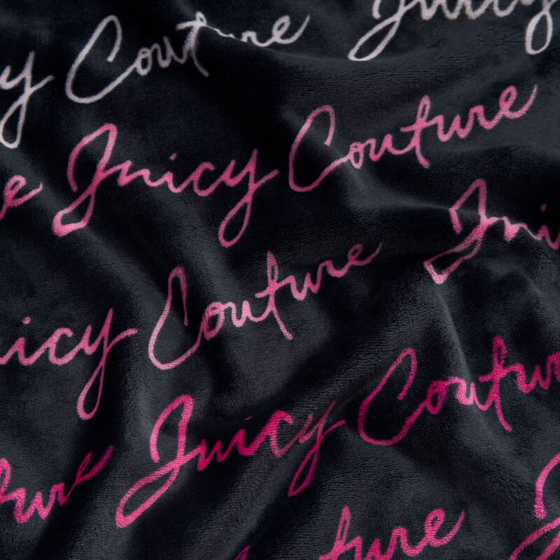 Juicy Couture 60"x70" Plush Throw Blankets