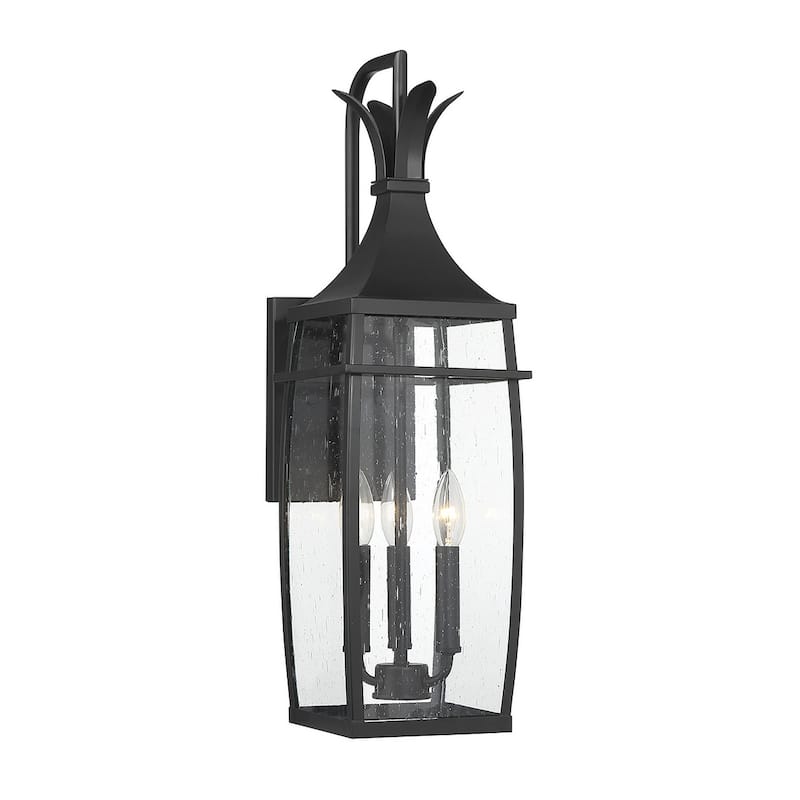Savoy House 5-765 Montpelier 3 Light 25" Tall Wall Sconce - Matte Black
