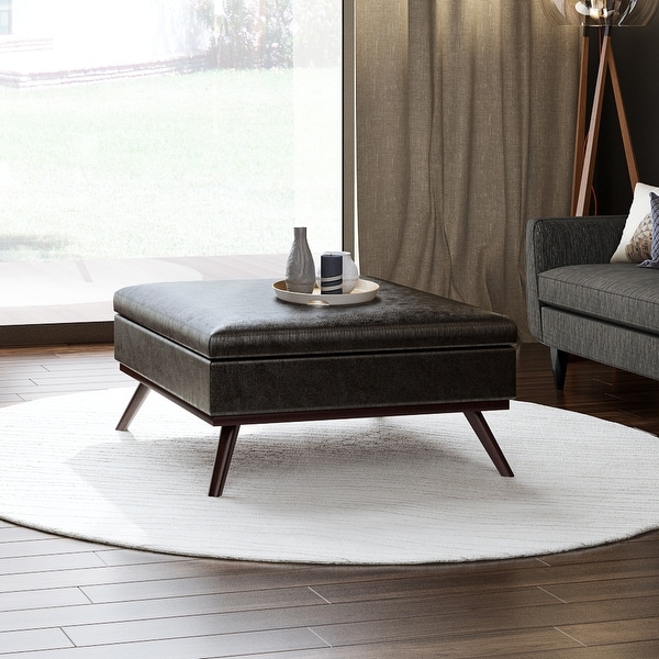 WYNDENHALL Ethan Mid Century Modern Table Ottoman On Sale Bed