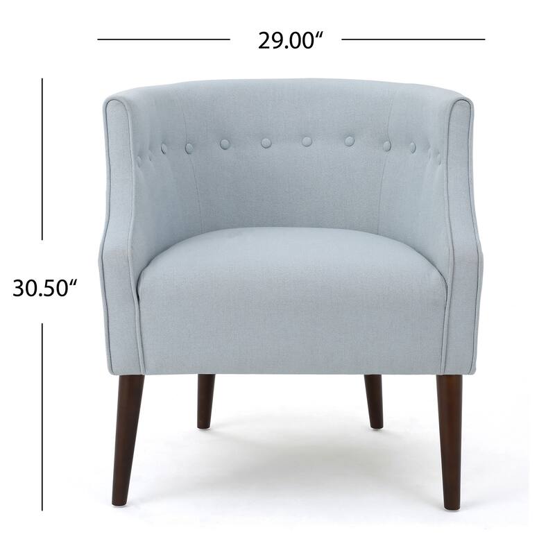 28.75" Button Tufted Club Chair