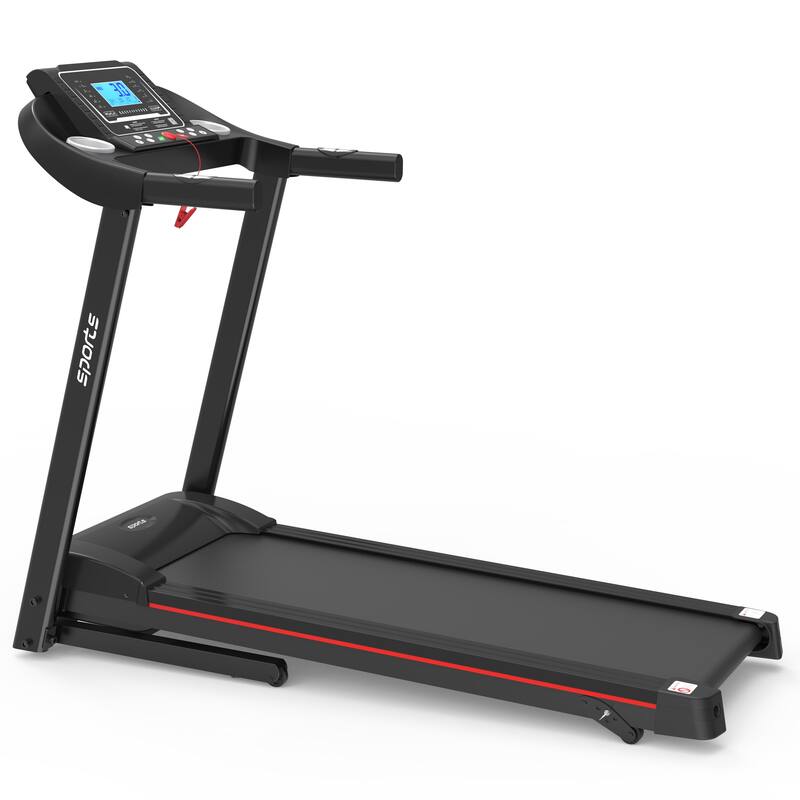 Smart Foldable Treadmill Walking Jogging Treadmill with 12 Programs & 4 Incline, Home Electric Walking Running Treadmill w/App