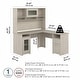 preview thumbnail 38 of 81, Cabot 60W L-Shaped Desk with Hutch and Storage by Bush Furniture