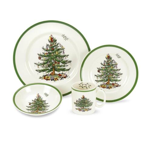 Spode Christmas Tree 4-Piece Placesetting