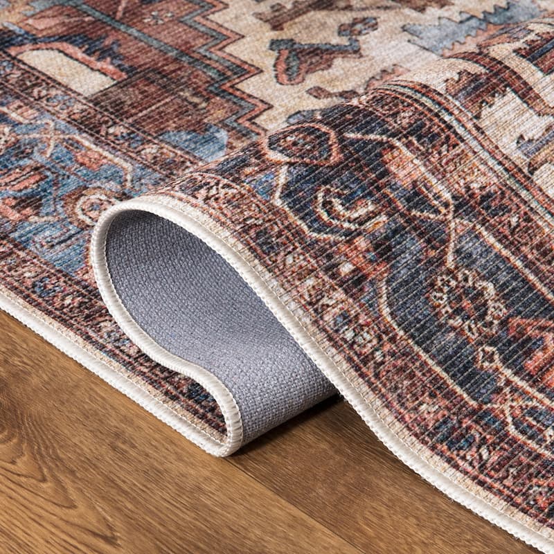 Abani Rugs Lola Vintage Terracotta Area Rug