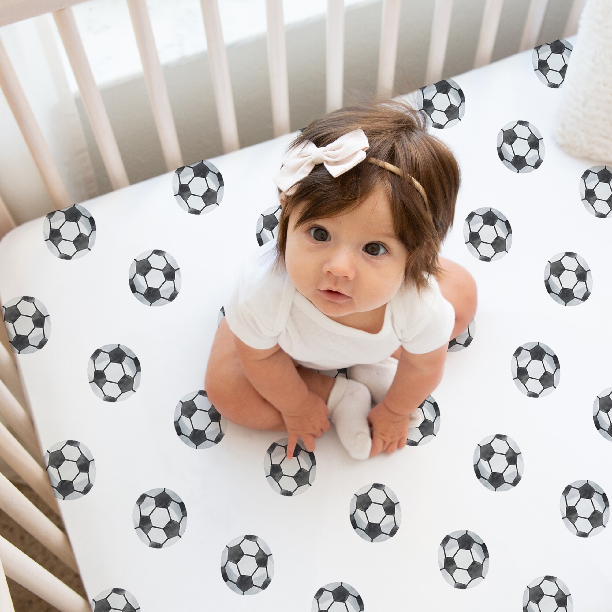 Sweet Jojo Designs Sports Theme Boy Baby Fitted Crib Sheet Set Infant Newborn Nursery Toddler Bed Room Standard Mattress 3p Football Basketball Soccer