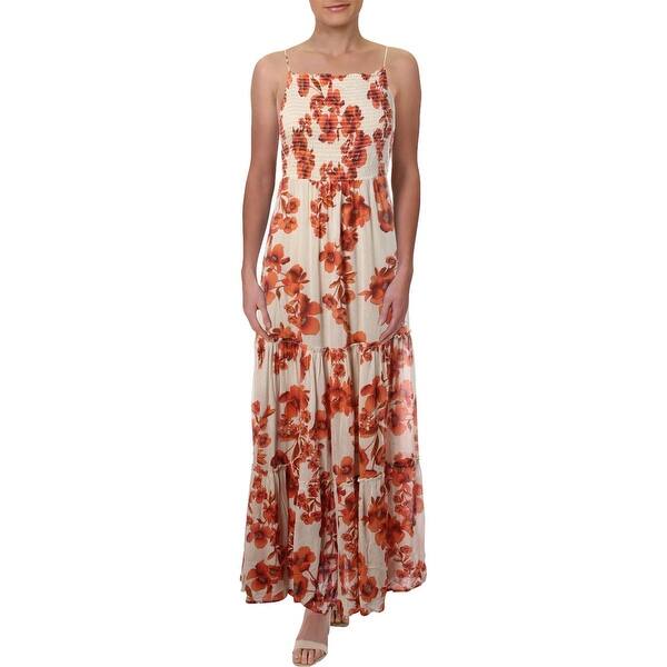 Shop Free People Womens Garden Party Maxi Dress Floral Print