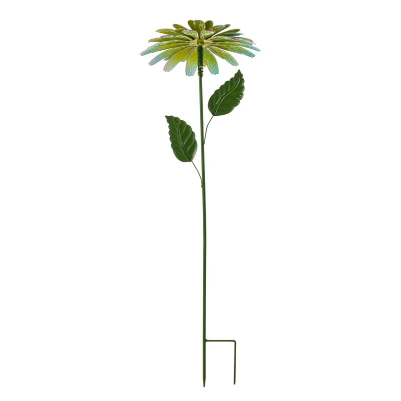 Glitzhome 41"H Garden Metal Flower Yardstake