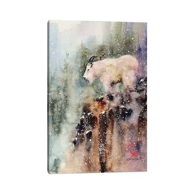 iCanvas "Mountain Goat" by Dean Crouser Canvas Print