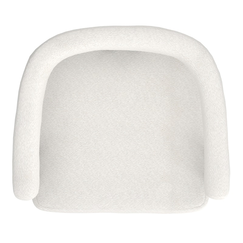 Contemporary Boucle Fabric Dining Chair, Set of 4