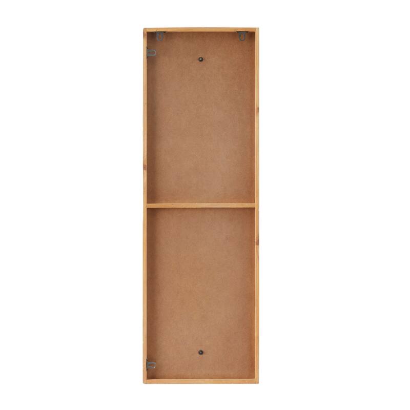 Gold Metal Dimensional Abstract Wall Decor with Black or White Wood Backing (Set of 2)