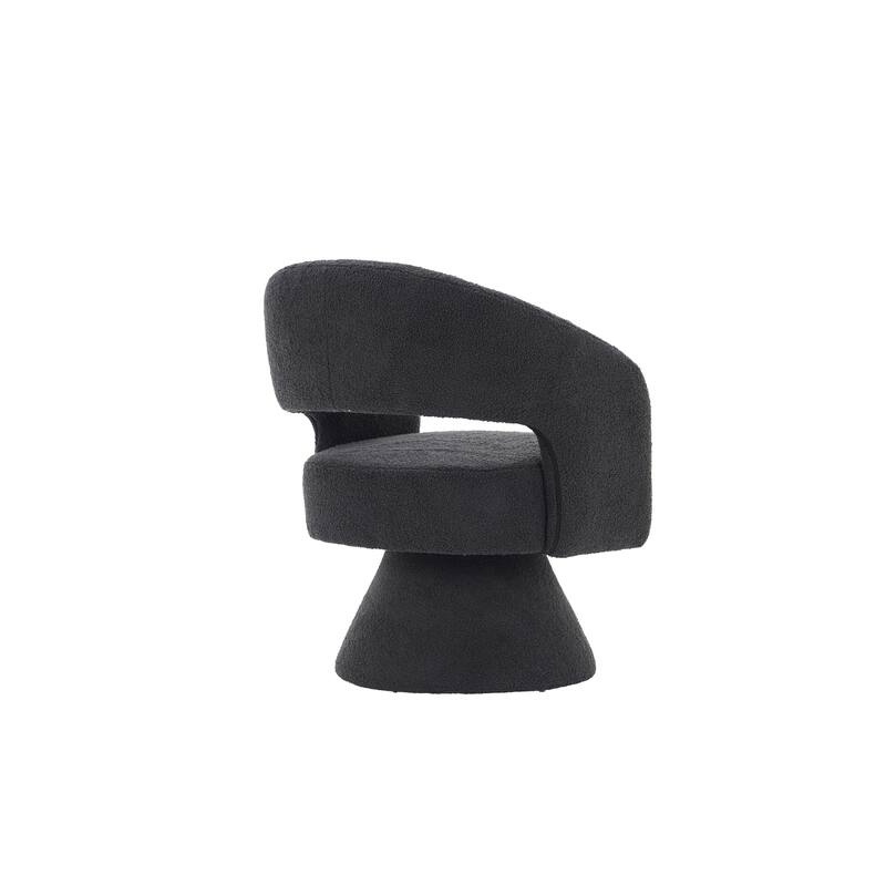 Swivel Accent Chair, Modern Luxury Accent Chair, Comfy Round Armchiars, 360 Degree Swivel Barrel Chairs for Living Room