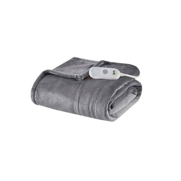 Plush Heated Throw by Serta - On Sale - Bed Bath u0026 Beyond - 33167850