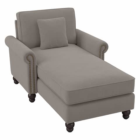 Coventry Chaise Lounge with Arms by Bush Furniture